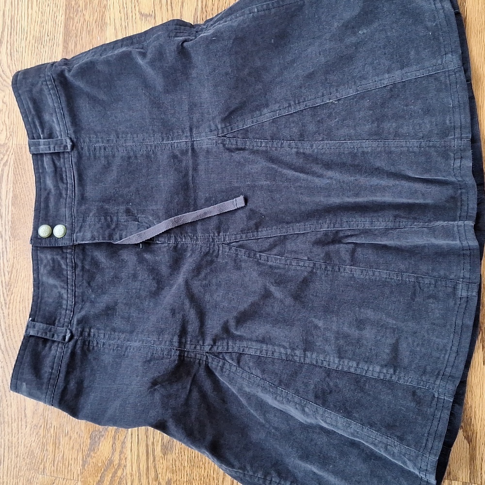 Athleta Curduroy Pleated Mini Skirt 6